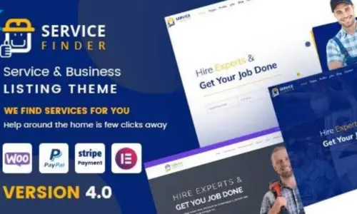 Service Finder 4.0 – Provider and Business Listing WordPress Theme